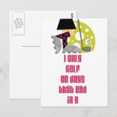 ゴルフシック日 ポストカード (正面/裏面)