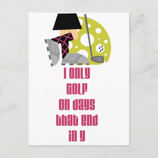 ゴルフシック日 ポストカード (正面)