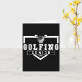 ゴルフシニアナイトゴルフシニア2025卒業6 カード (黄色い花)
