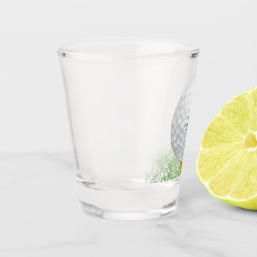 ゴルフショットパーソナライズされたグラス ショットグラス (左)