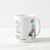 ゴルフショーツ、ゴルフカート、電話に応答しない コーヒーマグカップ (正面右)