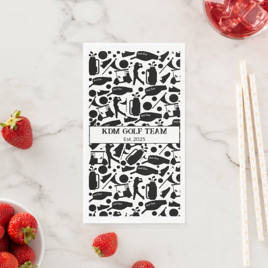 ゴルフシルエットパタークラシックンブラック&ホワイト (インサイチュ)