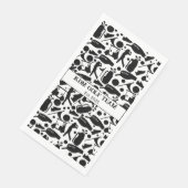 ゴルフシルエットパタークラシックンブラック&ホワイト (コーナー)