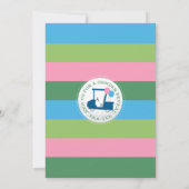 ゴルフジェンダーリビールパーティー招待状 招待状 (裏面)