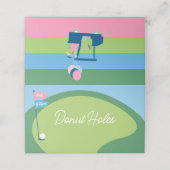 ゴルフジェンダーリビールパーTee折り畳みテントカード プレイスカード (外部開封)