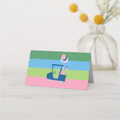 ゴルフジェンダーリビールパーTee折り畳みテントカード プレイスカード (裏面)