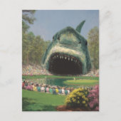 ゴルフジャスト得リーエキサイティングな巨人サメ ポストカード (正面)