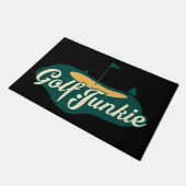 ゴルフジャンキークールかわいい ドアマット (アングル)