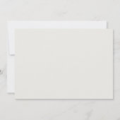 ゴルフジョイ&ピースレッドフラットクリスマス シーズンカード (裏面)