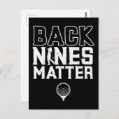 ゴルフジョークゴルフコースユーモアゴルフ ポストカード (正面/裏面)