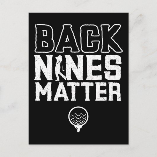 ゴルフジョークゴルフコースユーモアゴルフ ポストカード (正面)