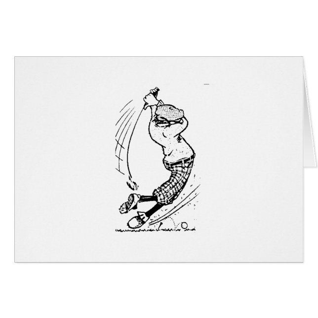 ゴルフスイング (正面横)