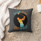 ゴルフスイング2 BFTG枕 クッション (ブランケット)