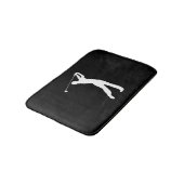 ゴルフスウィンガーのカスタマイズ可能な背景色 バスマット (アングル)