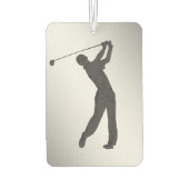 ゴルフスウィンガーのカスタマイズ カーエアーフレッシュナー (裏面)