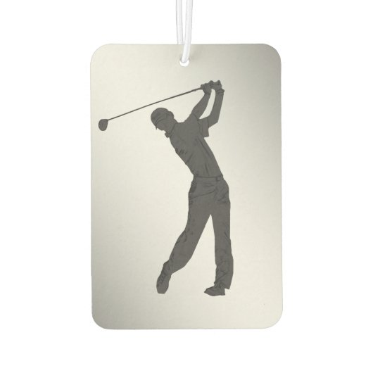 ゴルフスウィンガーのカスタマイズ カーエアーフレッシュナー (裏面)