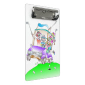 ゴルフスコアのクリップボード ミニクリップボード (アングル)