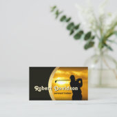 ゴルフスタイリッシュコーチ名刺 名刺 (スタンド正面)