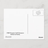 ゴルフスタイル!- 1908年の女子ゴルフチャンピオン ポストカード (裏面)