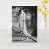 ゴルフスタイル, 1920年代 カード (黄色い花)