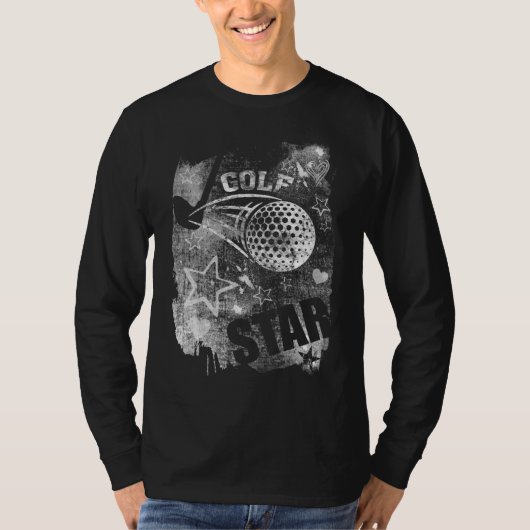 ゴルフスターブラックゴルグランジフ Tシャツ (正面)