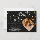 ゴルフスパークリーのリハーサル前のディナーナイト 招待状 (正面)