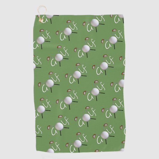 ゴルフスポーツタオル ゴルフタオル (正面)