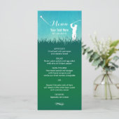 ゴルフスポーツテーマパーティーブルースカイ&グリーングラス メニュー (スタンド正面)