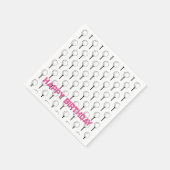 ゴルフスポーツハッピーバースデークラシックボールティーズおもしろい スタンダードカクテルナプキン (角)