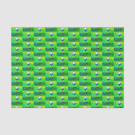 ゴルフスポーツホビーグリーンゴルファーがオフ 薄葉紙