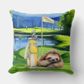 ゴルフスロッスゴルファーon green クッション (正面)