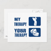 ゴルフセラピーデザイン ポストカード (正面/裏面)