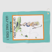 ゴルフタおもしろいオル ゴルフタオル (横)