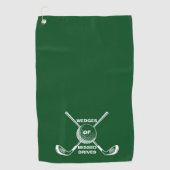 ゴルフタおもしろいオル – WMDゴルファーのギフト ゴルフタオル (正面)