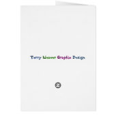 ゴルフタイポグラフィカード (裏面)