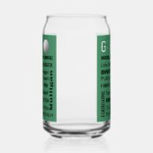 ゴルフタイポグラフィ ガラス缶 (右)