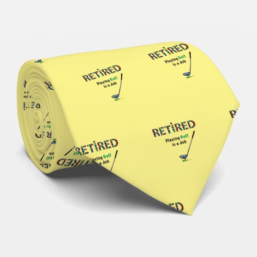 ゴルフタイ退職したゴルフ用ネックカスタムタイパターン ネクタイ (ロール)