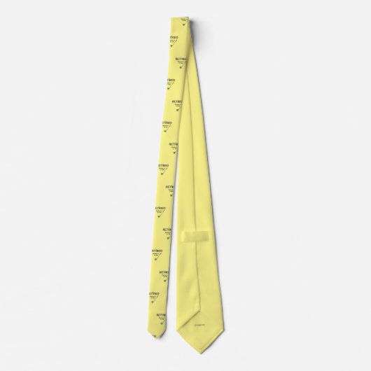 ゴルフタイ退職したゴルフ用ネックカスタムタイパターン ネクタイ (裏面)