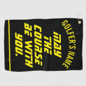 ゴルフタオルでコースをカスタム楽しみたい ゴルフタオル (横)