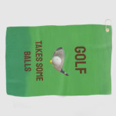 ゴルフタオルでフレッシュでクリーンパーソナライズされたな滞在 ゴルフタオル (横)