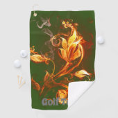 ゴルフタオルでラグジュアリーパーソナライズされたにティーオフ ゴルフタオル (インサイチュ)