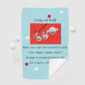 ゴルフタオルのアイロニー ゴルフタオル (インサイチュ)