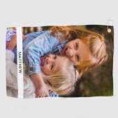 ゴルフタオル写真と名前テンプレート ゴルフタオル (横)