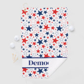 ゴルフタオル愛国的スター民主党員 ゴルフタオル (インサイチュ)