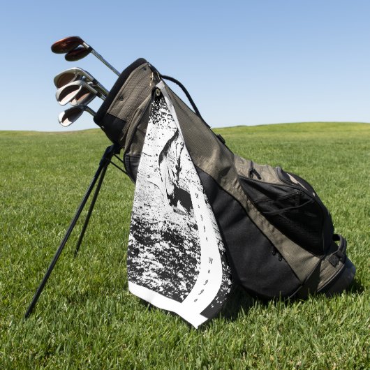 ゴルフタオル (グリーン)