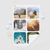 ゴルフタオル6写真テンプレート丸 ゴルフタオル (インサイチュ)