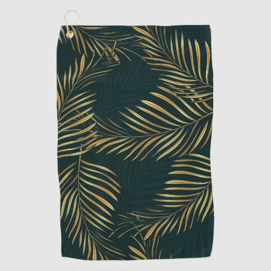 ゴルフタオル – ゴールデンライン (正面)