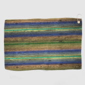 ゴルフタオル，セット，ホーム，チェック，ストライプデザイン, ゴルフタオル (横)