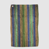 ゴルフタオル，セット，ホーム，チェック，ストライプデザイン, ゴルフタオル (正面)