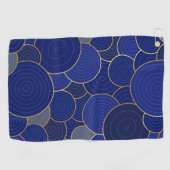 ゴルフタオル – ブルー美しい (横)